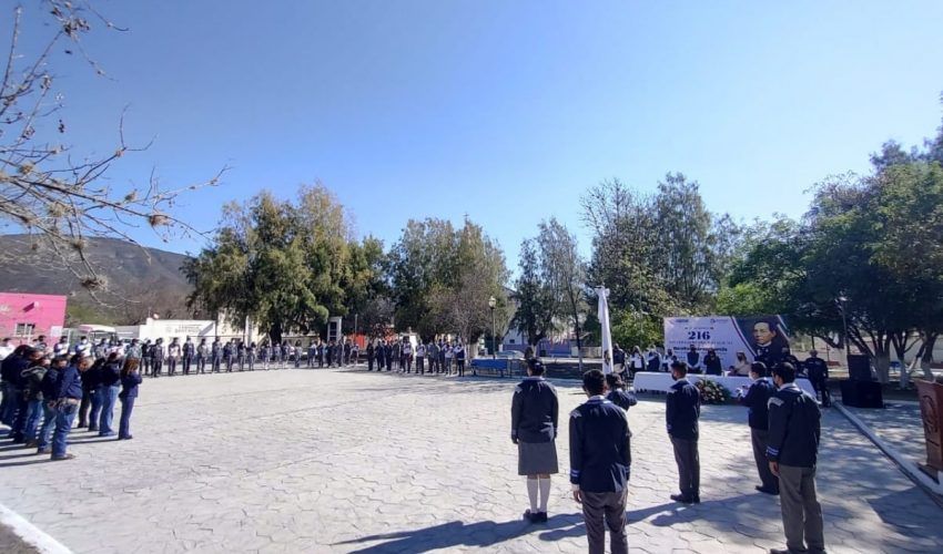 Conmemoración del 216 aniversario del natalicio de Lic. Benito Pablo Juarez Garcia