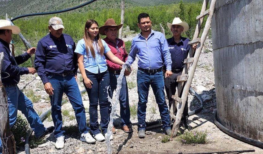 Rehabilitación de pozo de agua en ej. Aguacate, de Bustamante, Tamaulipas.