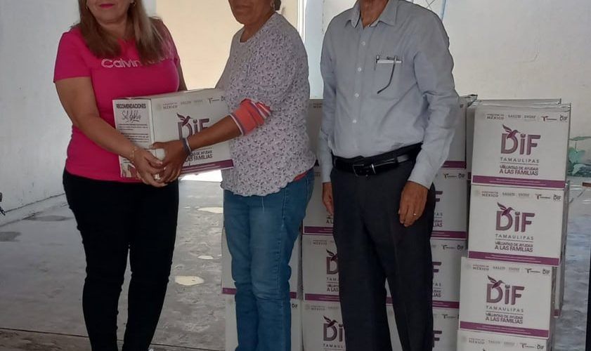 Inicia Maricela Rodríguez González la entrega de despensas dentro del programa “Voluntad de ayudar a las familias”