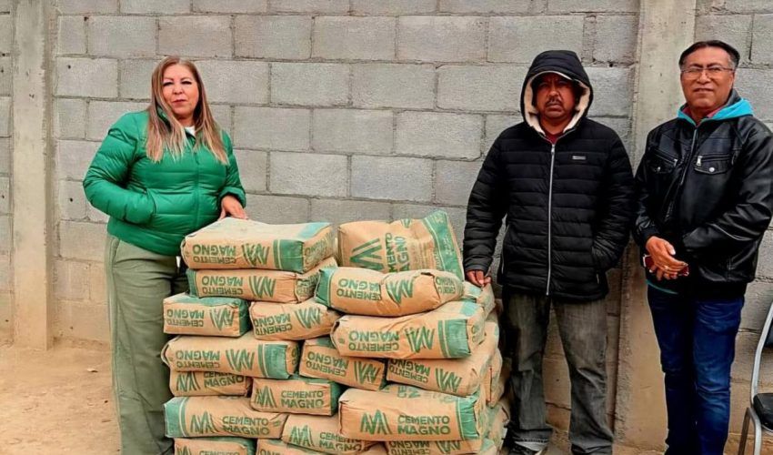 Fortalece la Dra. Maricela Rodríguez Gonzalez el bienestar de las familias en Bustamante con apoyos para la vivienda