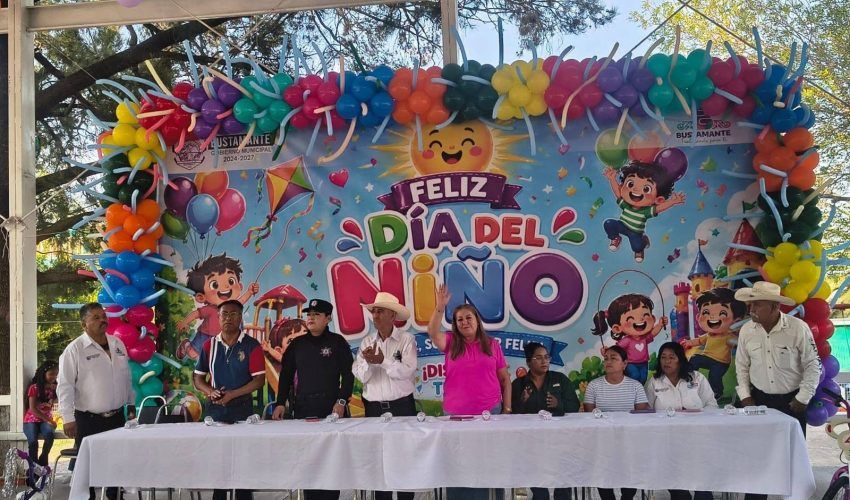 La alcaldesa Dra. Maricela Rodríguez González les celebra en grande el Día del Niño a los pequeños del municipio.